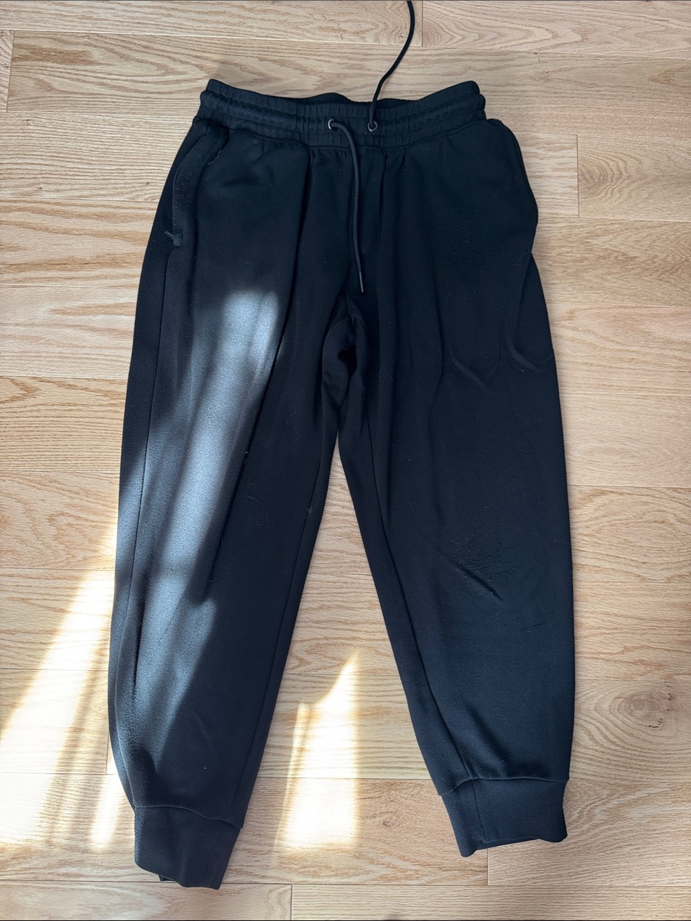 Men's Black Jogger Pants - Comfortable Drawstring Sweatpants